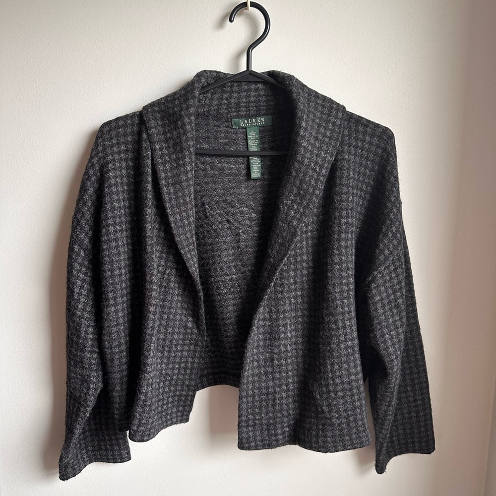 Lauren Ralph Lauren Cropped Wool Blazer